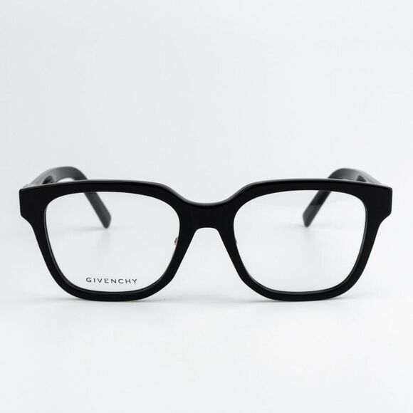 NEW Givenchy GV50040F 001 Black Women Square Eyeglasses - Picture 1 of 10